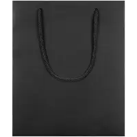 Пакет бумажный Vid M, черный