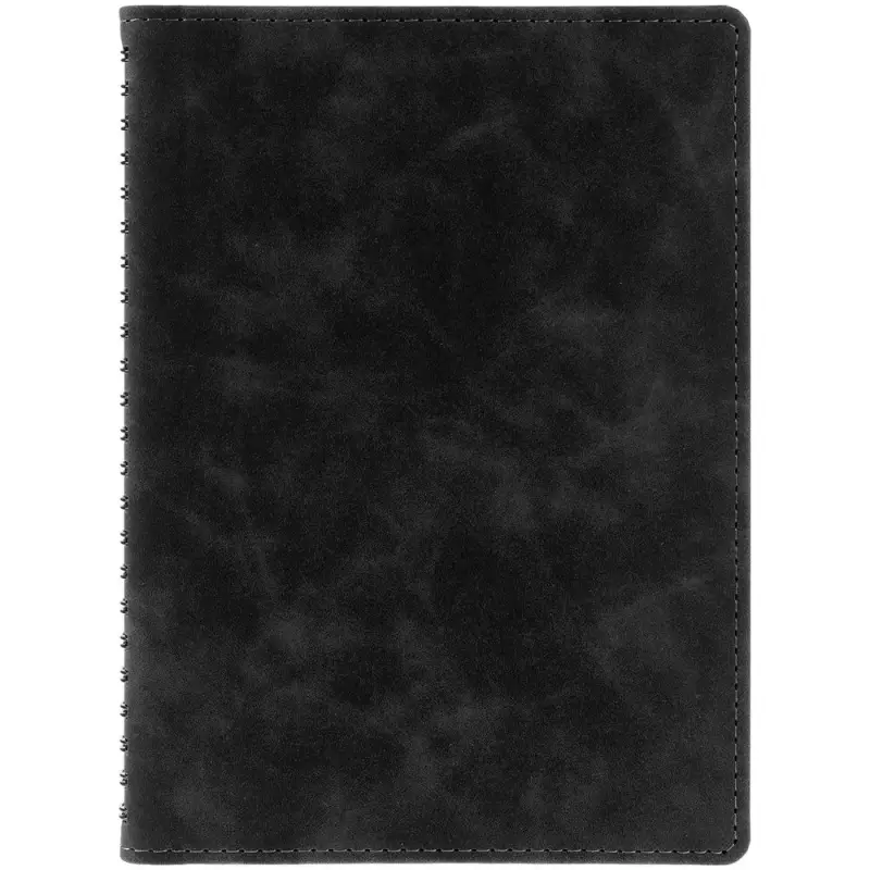 Ежедневник Spring Urban на заказ, недатированный, черный