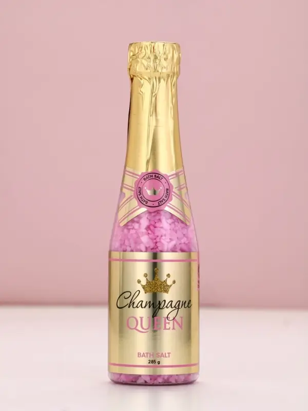 Соль для ванны Champagne Queen, 285 г, аромат фрукты со льдом, Чистое счастье