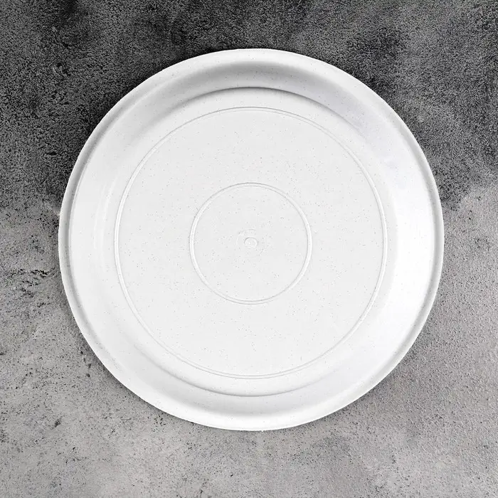 Поддон для горшка, d = 22 см, пластик, цвет мрамор