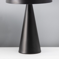 Настольная лампа с абажуром RISALUX &laquo;Манс&raquo; модерн, , G9, 3 Вт, чёрный, 22&times;22&times;37 см