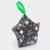 Подарочная коробка игрушка на ёлку складная &laquo;Звезда рождество&raquo; 7&times;5.5&times;2 см