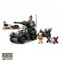 Конструктор Армия ВОВ &laquo;Штурмовой транспорт&raquo;, 91 деталь