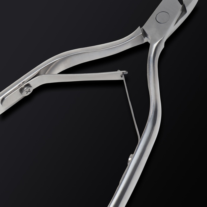 Кусачки маникюрные для кутикулы &laquo;Premium&raquo;, двойная пружина, 11 см, длина лезвия - 6 мм, цвет серебристый