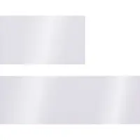 Лента сатиновая Satin 35 XXL, белая, 230 см