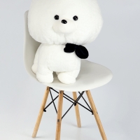 Мягкая игрушка &laquo;Собака в бабочке&raquo;, 60 см, цвет белый