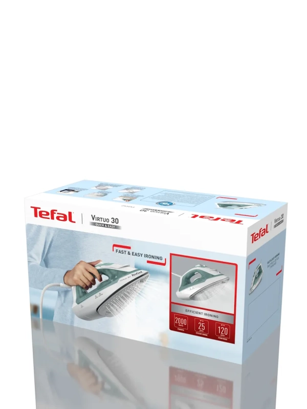 Паровой утюг Virtuo 30 FV2C42E0, мощность 2000 Вт
