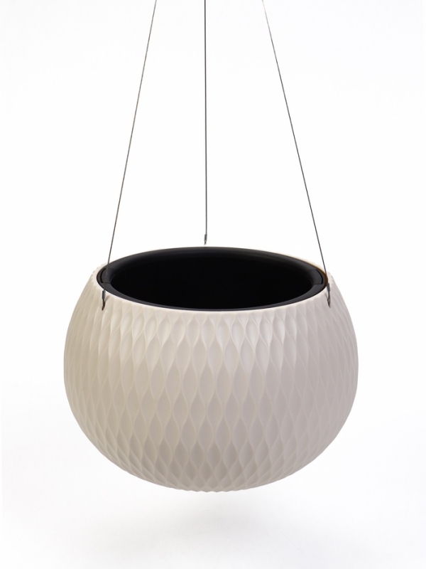 Кашпо "Жемчужина" 4л подвесное, бежевый