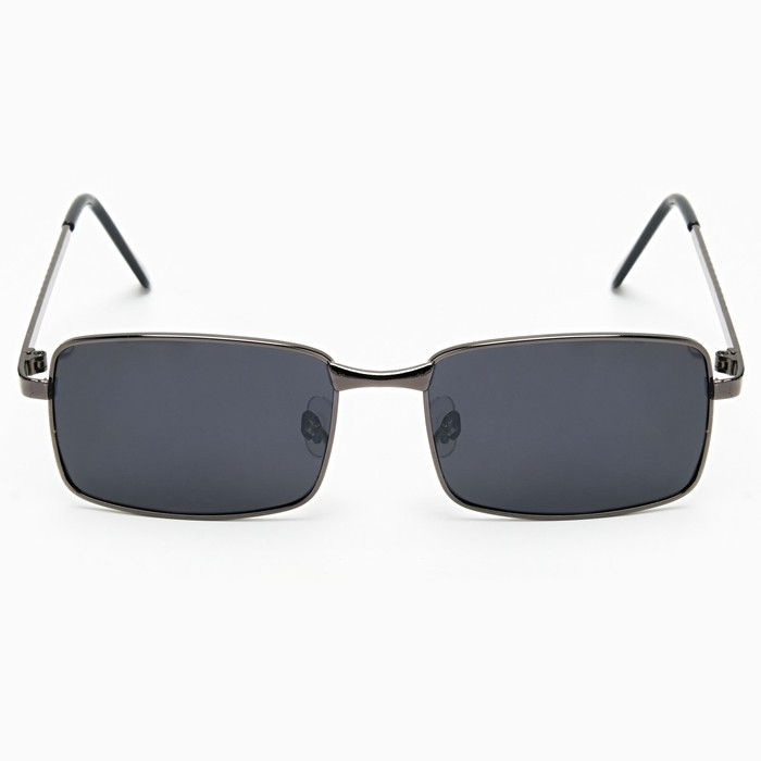 Очки солнцезащитные OneSun, поляризационные, UV 400, дужка 14 см, ширина 14.5 см, линза 3.5&times;5.5 см, серые