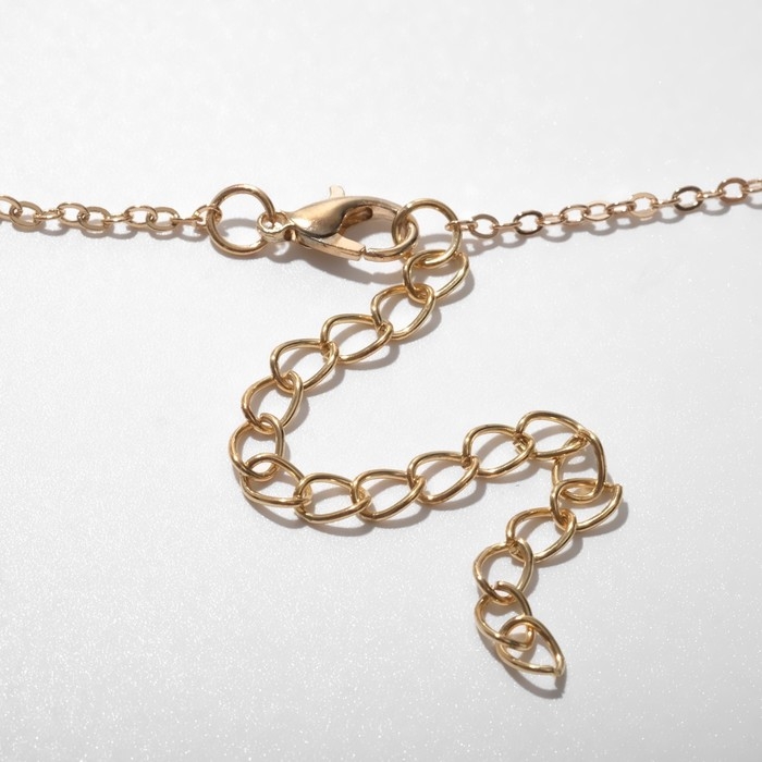 Колье &laquo;Перламутр&raquo; майя, цвет белый в золоте, 42 см