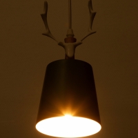 Светильник BayerLux "Олень" 1хE27 40Вт зеленый-белый 13х13х100 см