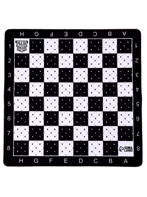 Шахматное поле "Классика" 40 х 40 х 0.2 см, каучук