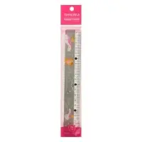 Линейка 20 см HappyGraphix "Принцесса и единорог", с волнистым краем