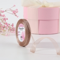 Лента капроновая, 10 мм, 20 &plusmn; 1 м, цвет бежевый №160