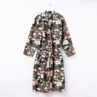 Халат мужской удлиннный Этель "Генеральская банька" размер 46-48, вафля 200г/м2, 100% хлопок Халат мужской удлиннный Этель "Генеральская банька" размер 46-48, вафля 200г/м2, 100% хлопок