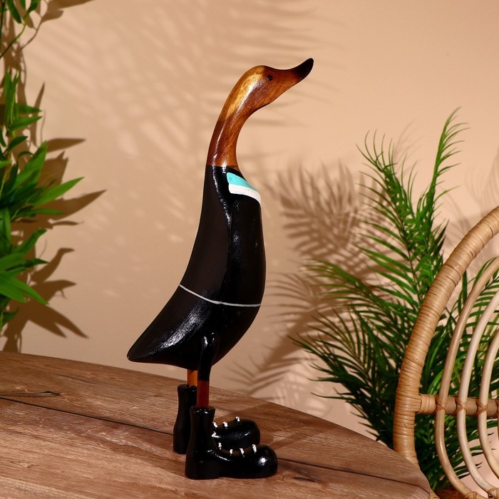 Сувенир "Утка в чёрном" дерево 45 см