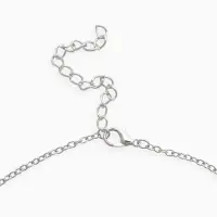 Набор 2 пред-та: серьги,кулон "Цветочки", цвет белый в серебре 44+удл.