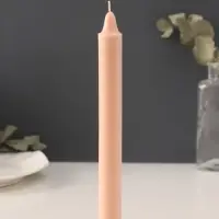 Ароматическая свеча парафиновая хозяйственная, 2.4&times;21 см, 80 г, ваниль