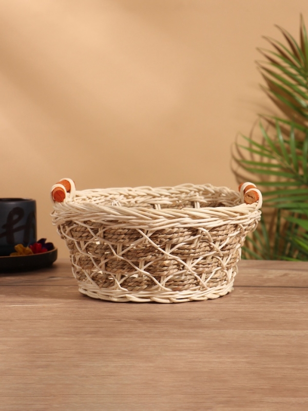 Корзина плетеная 23x22x11 см, ротанг