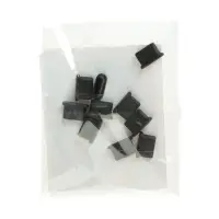 Заглушка Type-c, чёрный, пластик, набор 10 шт.