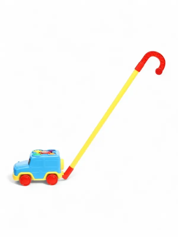 Каталка на палочке "Машинка" с шестеренками