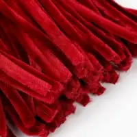 Синельная проволока, набор 100 шт, размер 1 шт 30х0,8 см, цвет бордовый