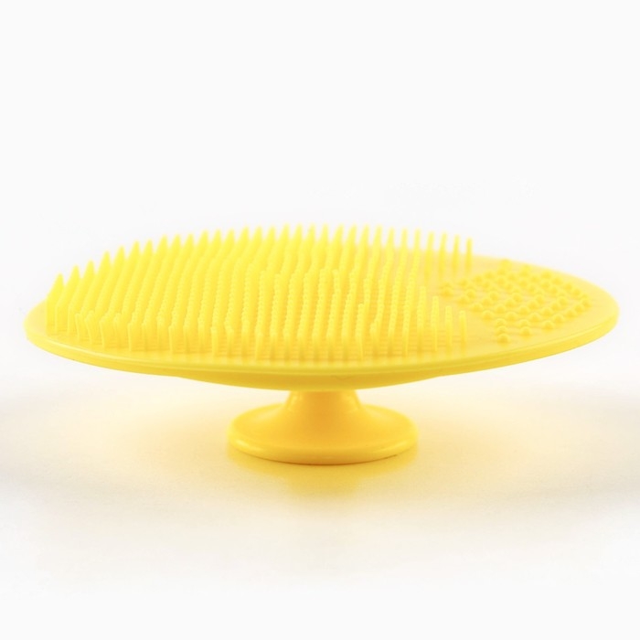 Силиконовый спонж для умывания в пакете Силиконовый спонж для умывания в пакете "Праздничный" , 6.5 х 5 см