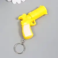 Фонарик брелок для ключей на кольце &laquo;Пистолет M-56&raquo;, светит, 5.5&times;7.5&times;2 см, МИКС