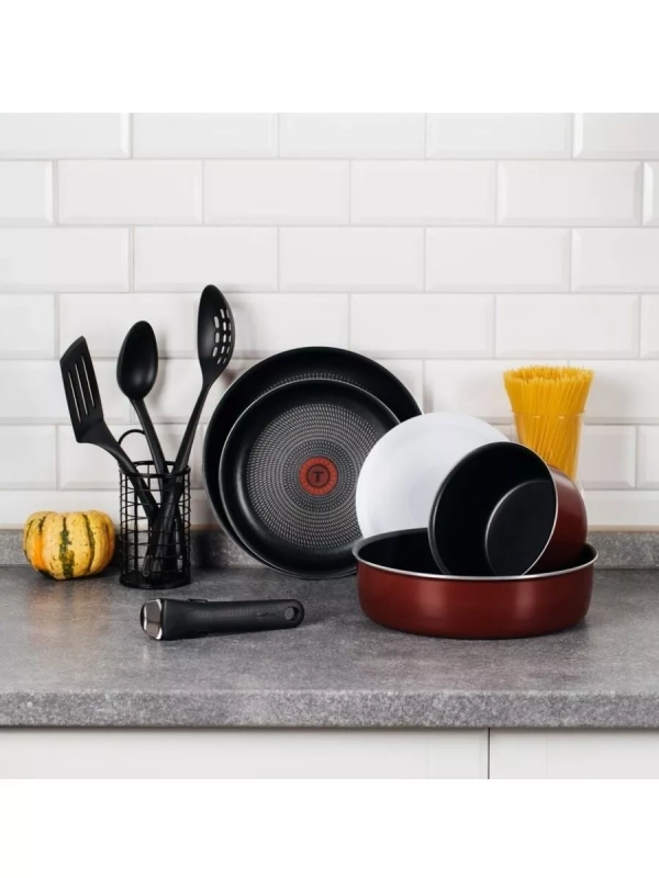 Набор посуды Ingenio Red 04186840, 9 предметов