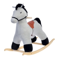 Качалка "Конь Восток", цвет светло-серый 990014