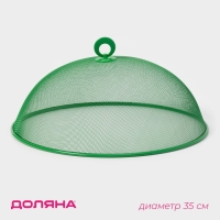 Крышка - сетка для продуктов Доляна &laquo;Вкус&raquo;, d=35 см, цвет МИКС