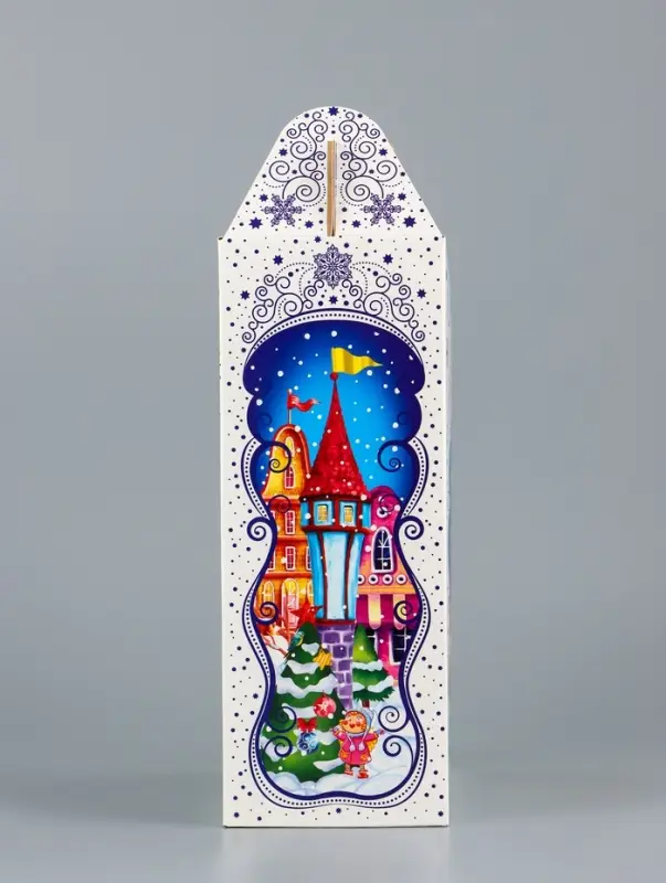 Подарочная коробка новогодняя Мечты сбываются 17 х 7 х 25,5 см