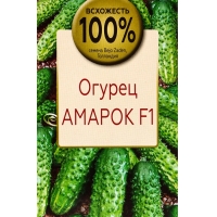 Семена Огурец Амарок F1, &laquo;Всхожесть 100%&raquo;, 3 шт.