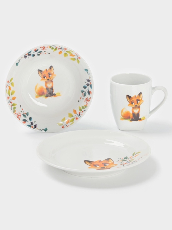 Набор посуды 3 предм. Лисичка И.У.