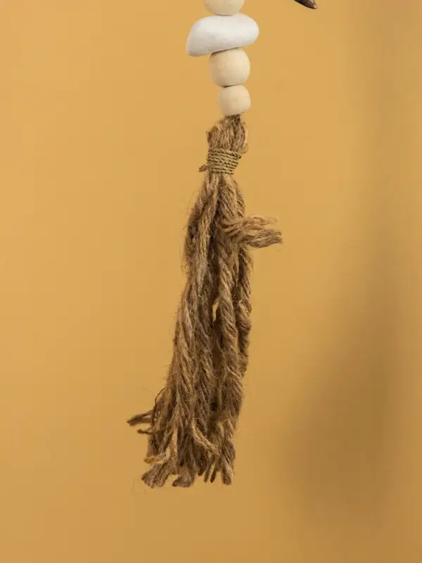 Подвеска декоративная &laquo;Звёздочки&raquo;, 13&times;3&times;100 см, дерево, камень, коричневая