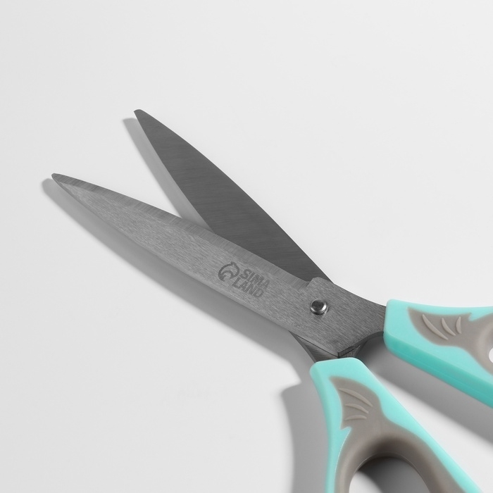 Ножницы универсальные, скошенное лезвие 7,5 Ножницы универсальные, скошенное лезвие 7,5", 17,5 см, цвет МИКС