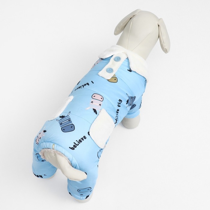 Комбинезон Комбинезон "Метель", размер XS (ДС 20 см, ОГ 30, ОШ 21 см), голубой