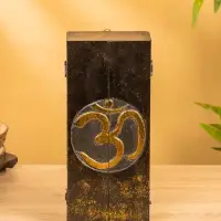 Ключница "Ом" (6 крючков) 14х7х32 см, МДФ