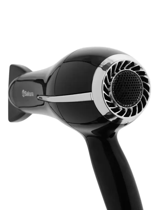Фен Sakura SA-4052BK, 2400 Вт, 1.8 м, 3 температурных режима, 2 скорости, сушка холодным воздухом