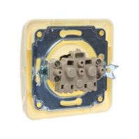 Розетка одноместная Luazon Lighting "Орион", 10 А, скрытая, без з/к, бежевая Розетка одноместная Luazon Lighting "Орион", 10 А, скрытая, без з/к, бежевая