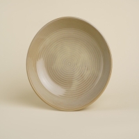 Тарелка глубокая фарфоровая SL Home &laquo;Песчаный бриз&raquo;, 1,3 л, 26&times;24&times;6 см, цвет бежевый