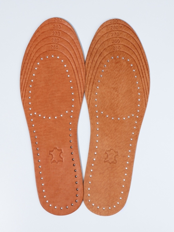 Стельки (нат. кожа) универс 36-45 р-р 28,5см (пара) корич пак SS Стельки (нат. кожа) универс 36-45 р-р 28,5см (пара) корич пак SS