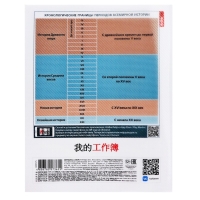 Тетрадь 48 листов в клетку &laquo;Искусство Азии&raquo; ИСТОРИЯ, пластиковая обложка с печатью, тиснение фольгой, с интерактивным справочником, блок офсе...