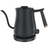 Чайник HYK-S5500 0.7л. 1000Вт черный (металл)