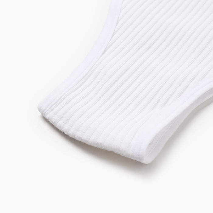 Комплект женский (топ, трусы) цвет белый, размер 46-48