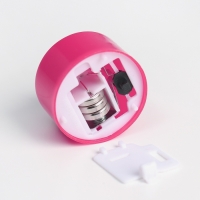 Светодиодные свечи, ночники LED RISALUX &laquo;Семейный очаг&raquo; набор 2 шт., розовые, RGB 3.5&times;3.5&times;4 см