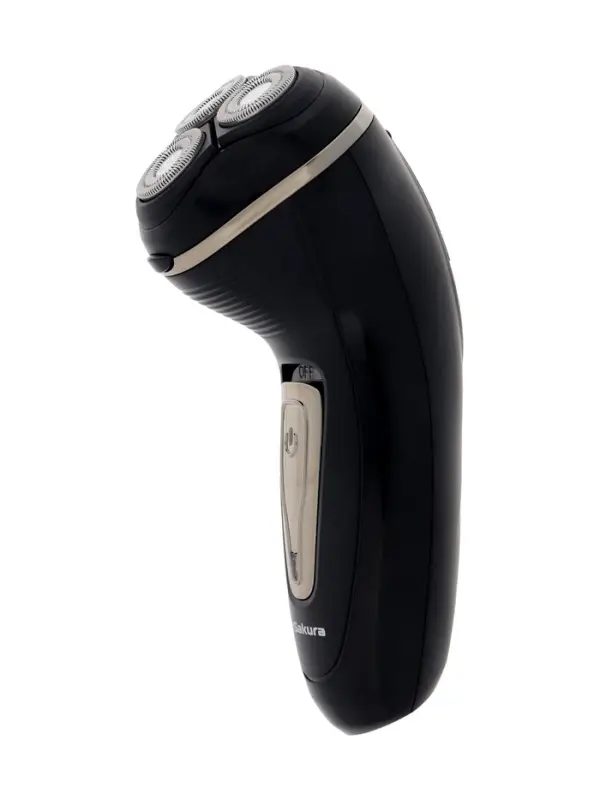 Электробритва Sakura SA-5417BK, роторная, 3 головик, триммер, чёрная