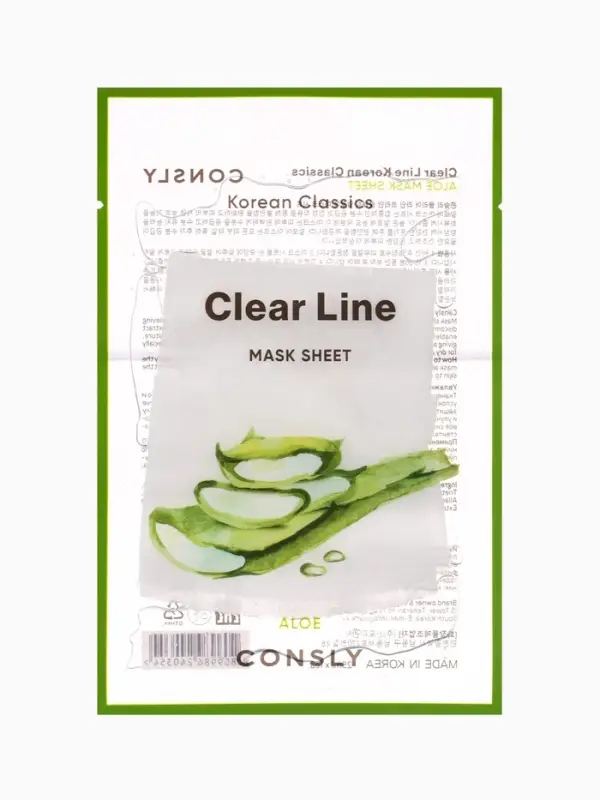 Тканевая маска с экстрактом алоэ Consly &laquo;Интенсивное увлажнение&raquo;, 23 мл
