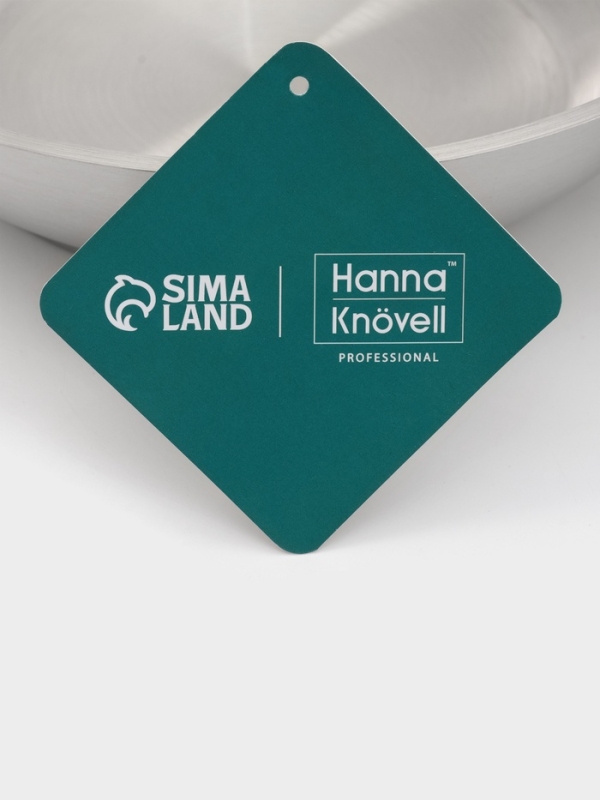 Сковорода d=22 см, h=6 см, толщина стенки 0,6 мм, индукция, дно al+fe+al