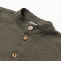 Комплект для мальчика (рубашка, брюки) MINAKU, зелёный, рост 68-74 см